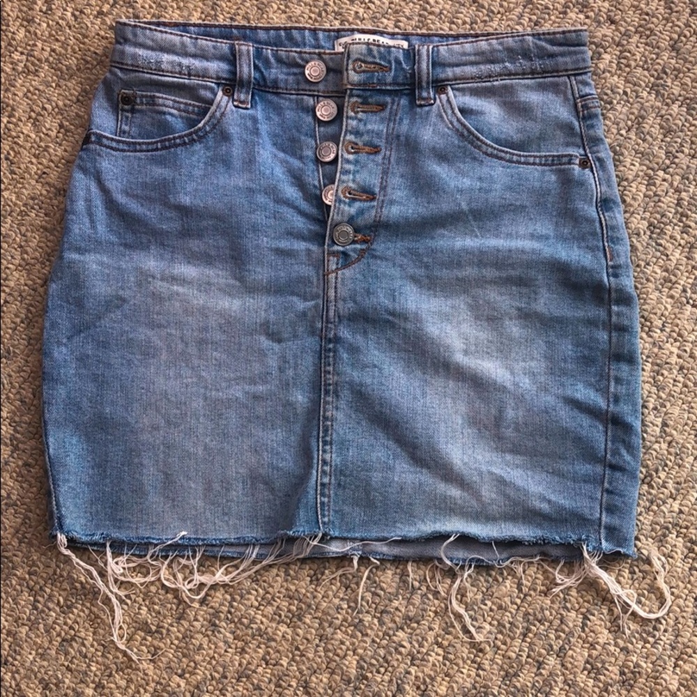 Pull&bear size 28 denim pencil skirt